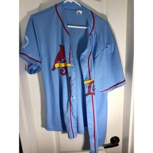 St. Louis Cardinals DeJong Old Dominion Freight Blue Stadium Giveaway XL Jersey